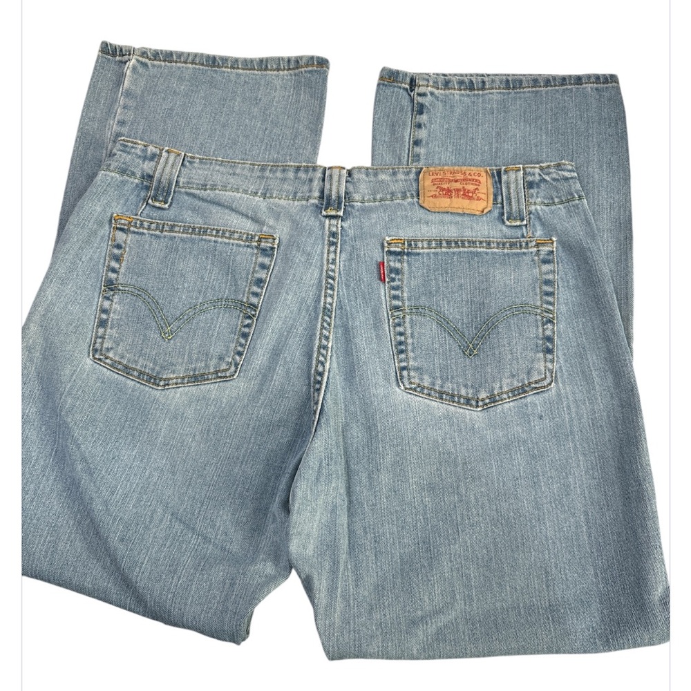 Levi’s 525 Boot Cut Light Washed Denim Jeans - Picture 2 of 6